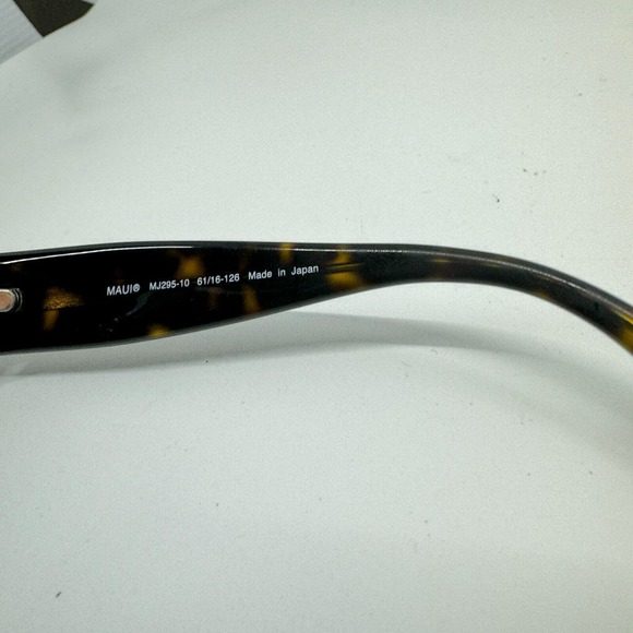 Maui Jim Nalani MJ295-10 Brown Tortoise Sunglasses Frame‎ 61-16-126 Japan H11076 main image 6
